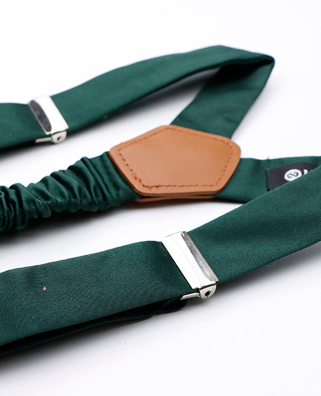 Bretelles Homme Vert n°4 en Polyester «Ernest» Bretelles Homme Vert n°4 en Polyester «Ernest»