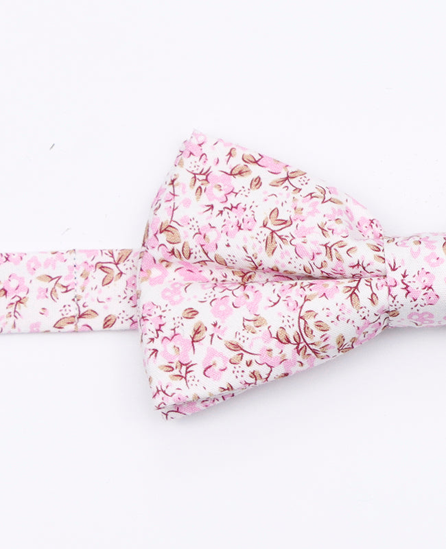 Noeuds Papillon Liberty Rose n°4 Père & Fils en Coton «Gaspard» Noeuds Papillon Liberty Rose n°4 Père & Fils en Coton «Gaspard»