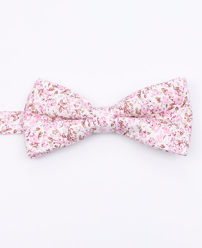 Noeuds Papillon Liberty Rose n°4 Père & Fils en Coton «Gaspard» Noeuds Papillon Liberty Rose n°4 Père & Fils en Coton «Gaspard»