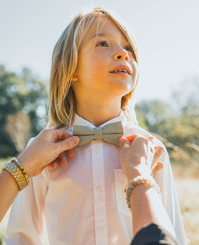 Noeud Papillon Vert n°2 Enfant en Coton «Oscar» Noeud Papillon Vert n°2 Enfant en Coton «Oscar»