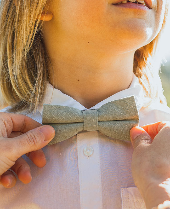 Noeud Papillon Vert n°2 Enfant en Coton «Oscar» Noeud Papillon Vert n°2 Enfant en Coton «Oscar»