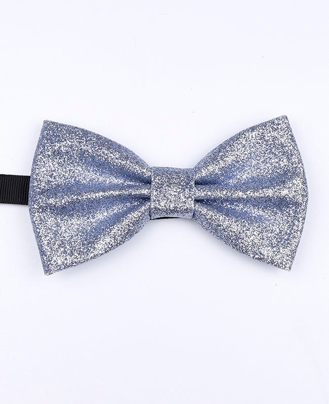 Noeud Papillon à Paillette Argent n°2 Homme en Polyester «Olive»