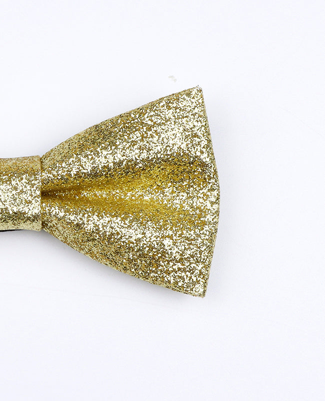 Noeud Papillon à Paillette Doré n°3 Enfant en Polyester «Olive» Noeud Papillon à Paillette Doré n°3 Enfant en Polyester «Olive»