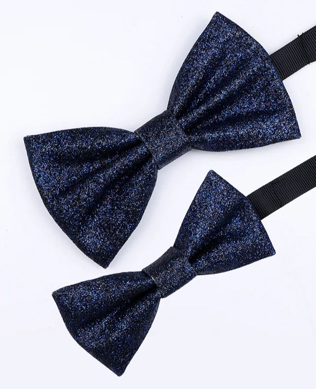 Noeuds Papillon à Paillettes Bleu n°4 Père & Fils en Polyester «Olive» Noeuds Papillon à Paillettes Bleu n°4 Père & Fils en Polyester «Olive»