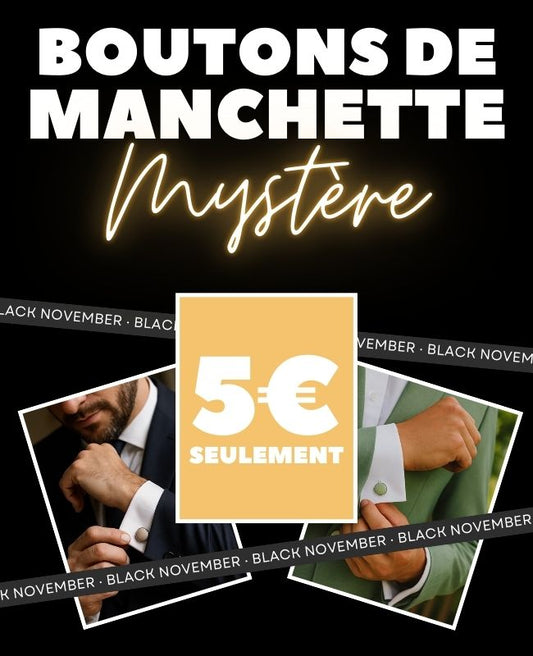 Boutons de Manchette Mystère Édition Limitée
