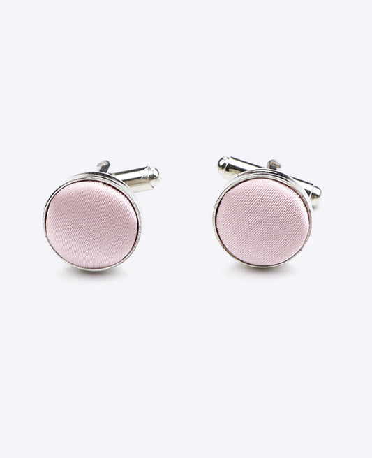 Boutons de Manchette Rose en Polyester | Jules - Unipap's