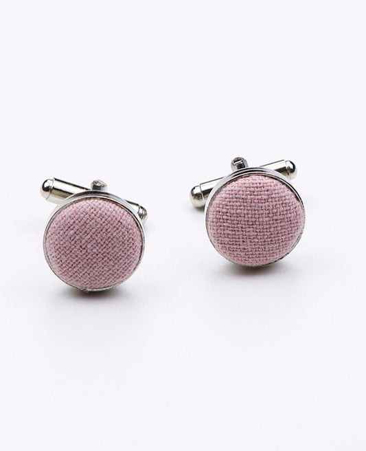 Boutons de Manchette Rose n°3 Homme en Coton | Edgard | Unipap's
