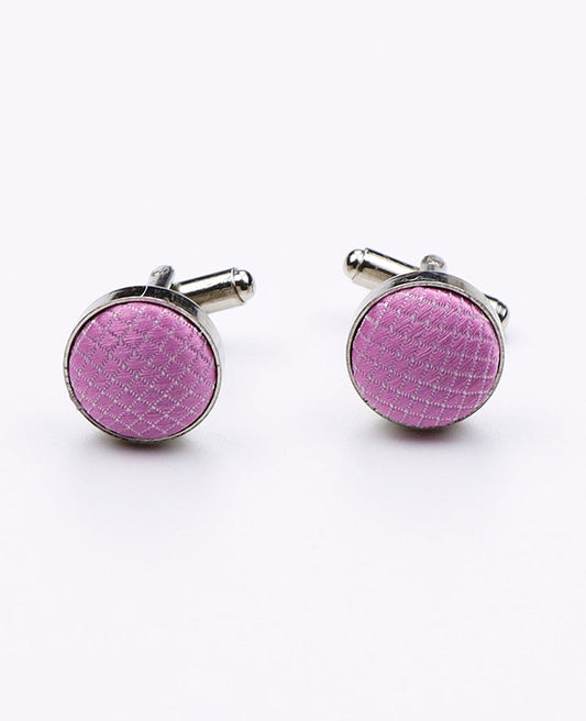 Boutons de Manchette Violet n°3 en Polyester | Martin - Unipap's