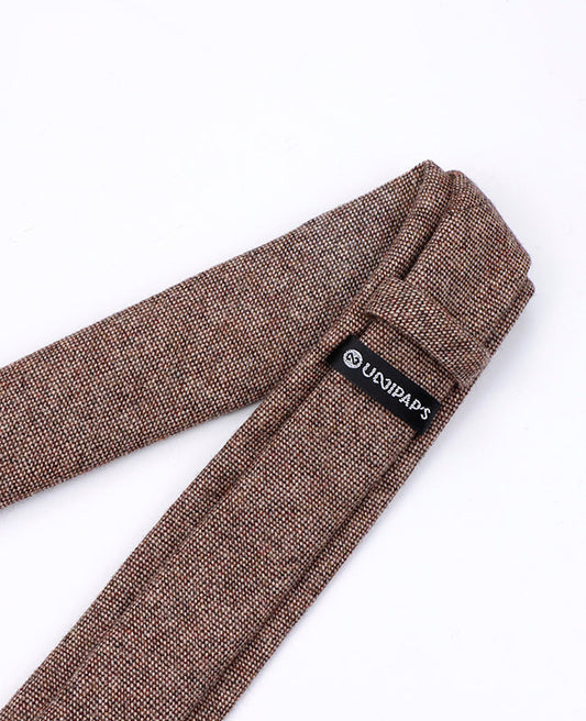 Cravate Rouge n°5 Homme en Laine | Claude - Unipap's