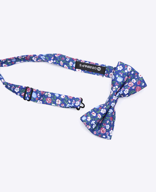 Noeud Papillon Liberty Bleu n°7 Homme en Coton | Gaspard - Unipap's