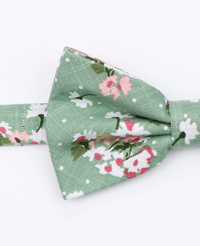 Noeud Papillon Liberty Vert n°3 Homme en Coton | Gaspard - Unipap's Noeud Papillon Liberty Vert n°3 Homme en Coton | Gaspard - Unipap's