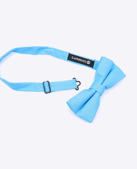 Noeud Papillon Bleu n°2 Homme en Lin | Basile - Unipap's