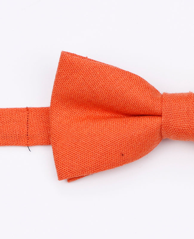Noeud Papillon Orange n°1 Homme en Lin | Basile - Unipap's Noeud Papillon Orange n°1 Homme en Lin | Basile - Unipap's