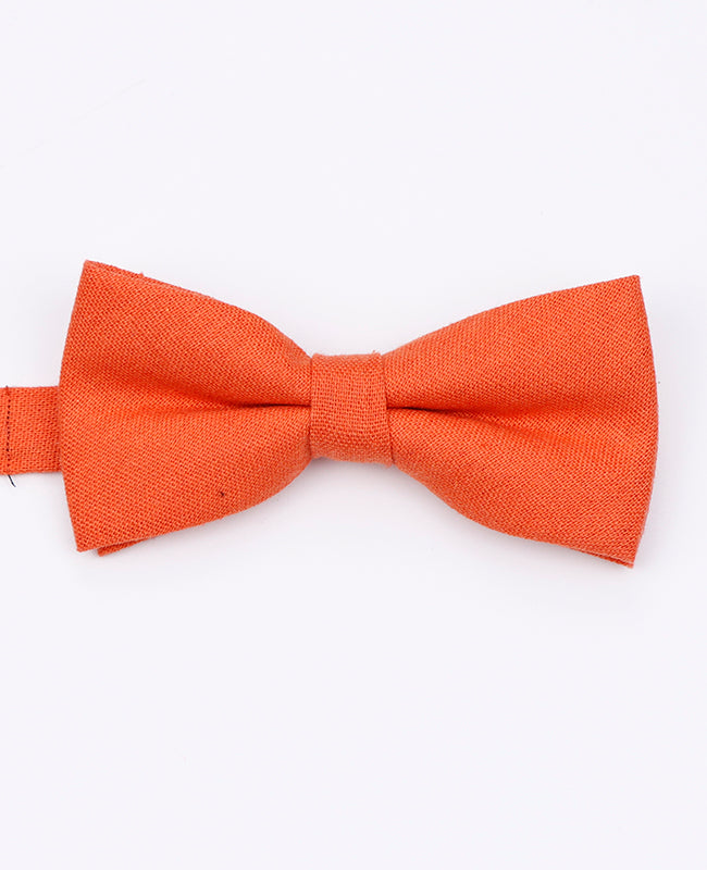 Noeud Papillon Orange n°1 Homme en Lin | Basile - Unipap's Noeud Papillon Orange n°1 Homme en Lin | Basile - Unipap's