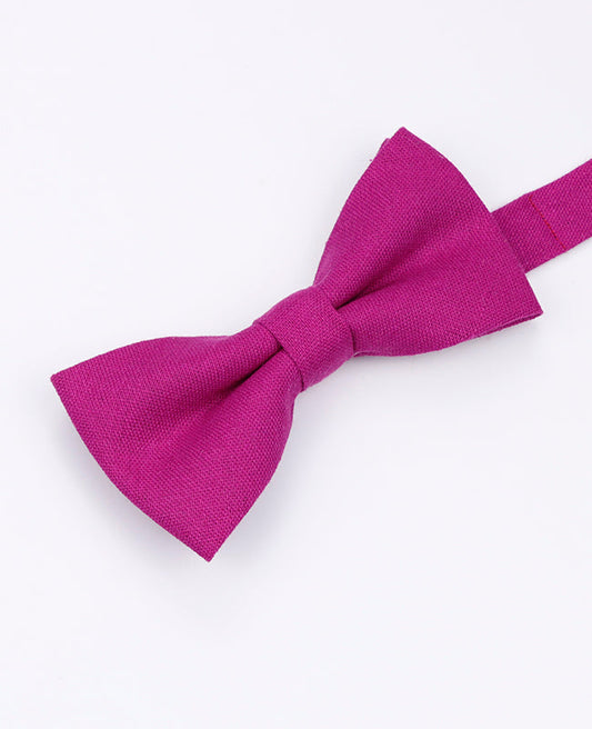 Noeud Papillon Violet n°1 Homme en Lin | Basile - Unipap's