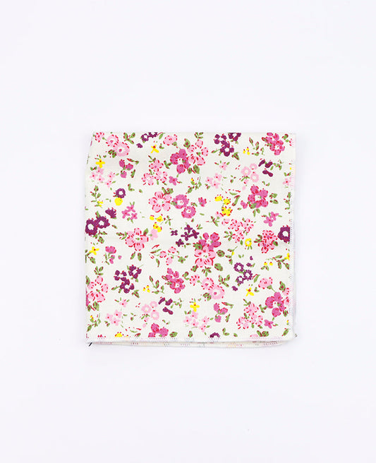 Pochette de Costume Liberty Rose n°1 en Coton | Gaspard - Unipap's