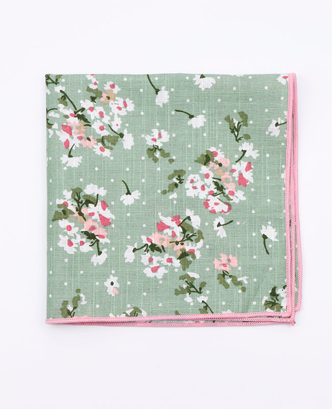 Pochette de Costume Liberty Vert n°3 en Coton | Gaspard - Unipap's Pochette de Costume Liberty Vert n°3 en Coton | Gaspard - Unipap's