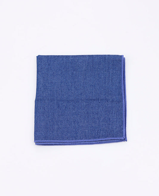 Pochette de Costume Bleu n°4 en Coton | Edgard - Unipap's