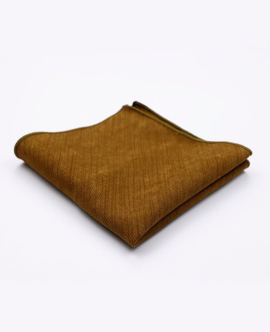 Pochette de Costume Marron n°1 en Polyester | Augustin - Unipap's