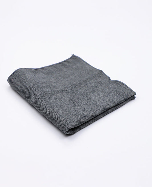 Pochette de Costume Gris n°2 en Effet Velours | Simon - Unipap's