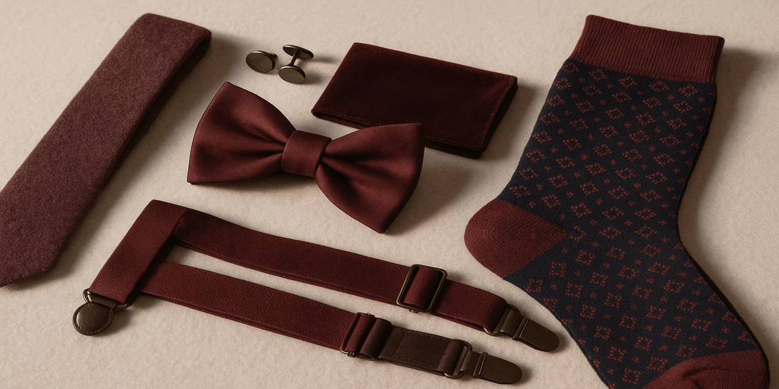 Pourquoi les accessoires de costume bordeaux sont-ils parfaits pour l’hiver ?