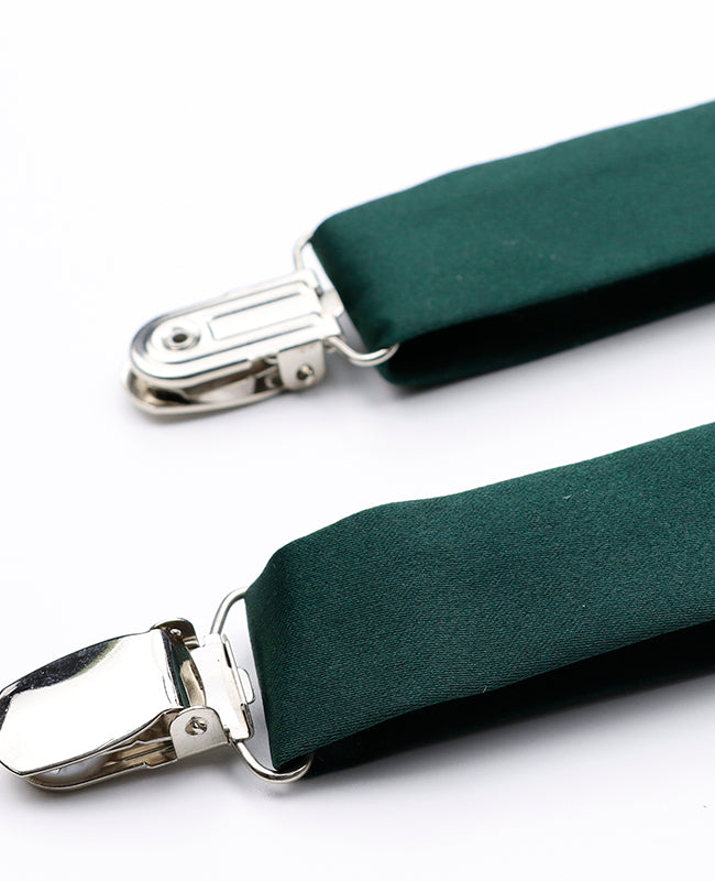 Bretelles Homme Vert n°4 en Polyester «Ernest»
