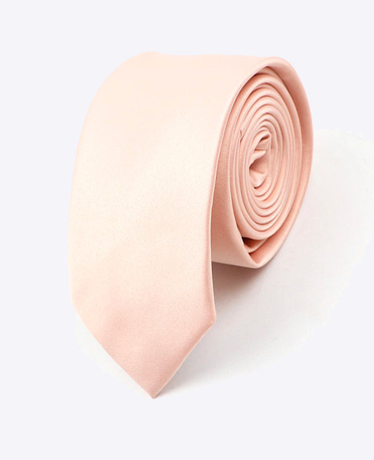 Cravate Rose n°5 Homme en Polyester «Anatole»