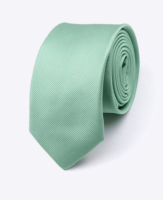 Cravate Vert n°1 Homme en Polyester «Lucien»