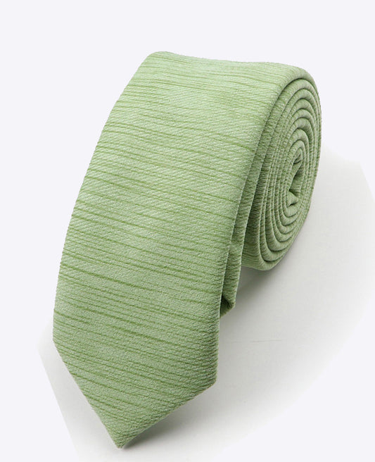 Cravate Vert n°2 Homme en Polyester «Augustin»