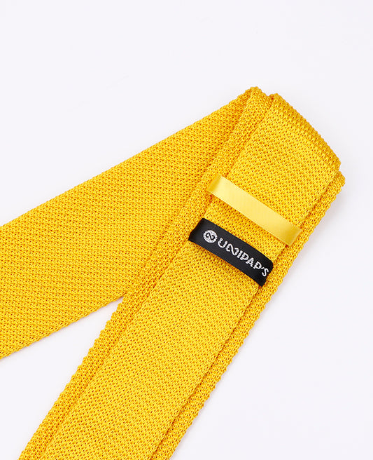 Cravate Jaune Homme en Tricot «Léon»