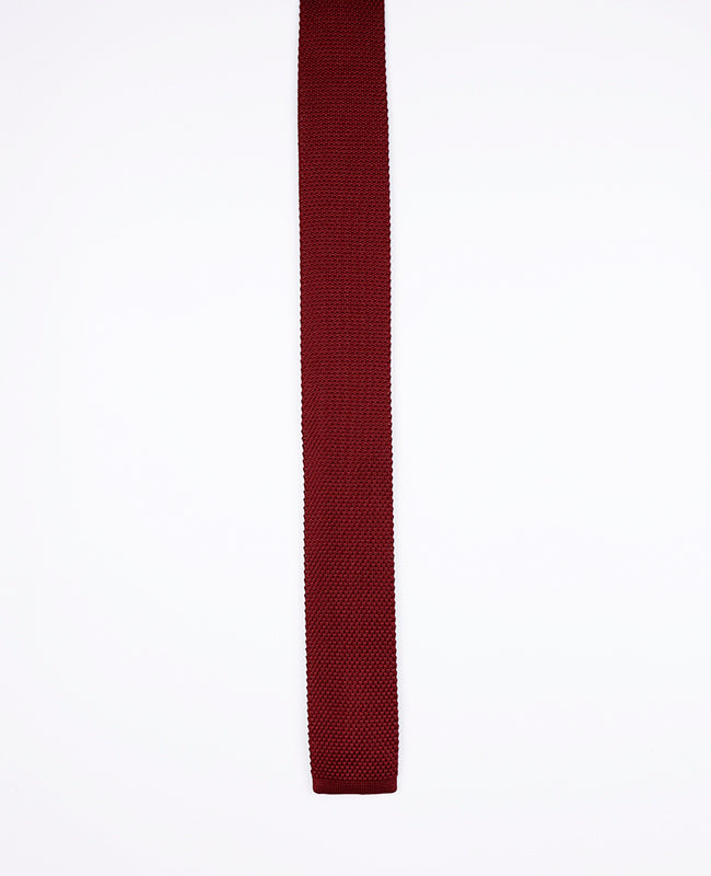 Cravate Rouge n°1 Homme en Tricot «Léon»