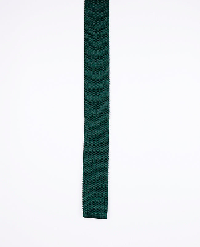 Cravate Vert n°1 Homme en Tricot «Léon»