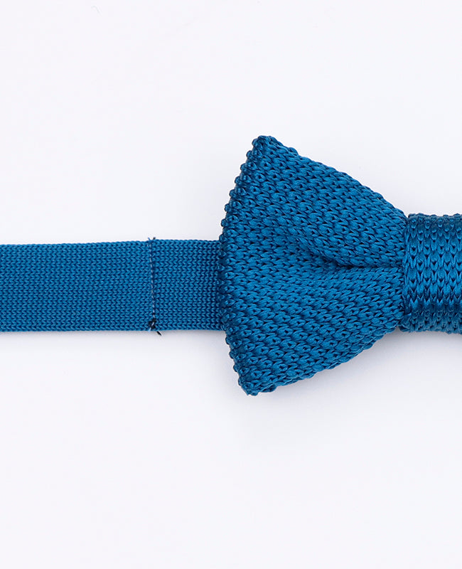 Noeud Papillon Bleu n°4 Enfant en Tricot «Léon»