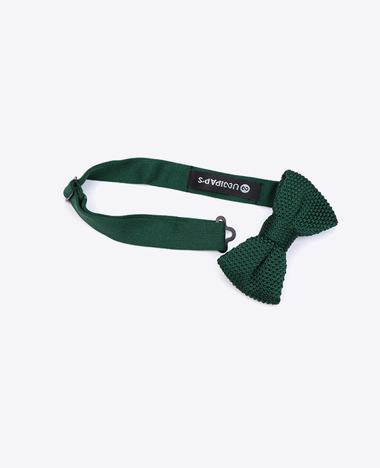 Noeud Papillon Vert n°1 Enfant en Tricot «Léon»