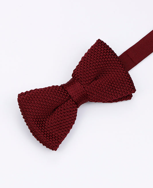 Noeud Papillon Rouge n°1 Homme en Tricot «Léon»