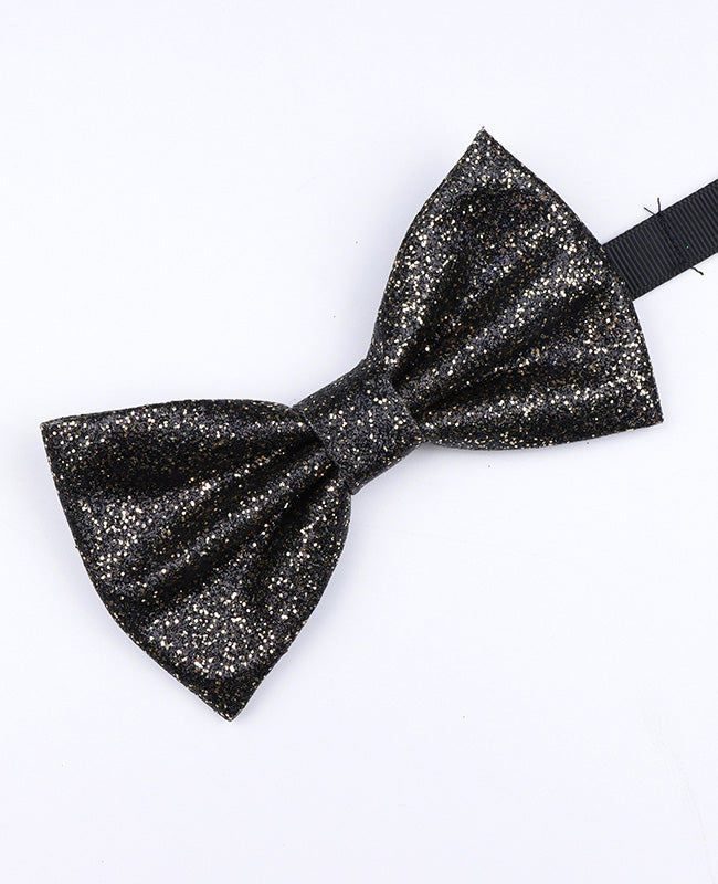 DESIGN - Nœud Papillon Effet Velours - Violet Foncé