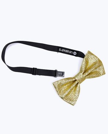 Lot De 100 Mini Nœuds En Polyester Pailletés Pour Décoration De Mariage Doré, Polyester, Doré, M