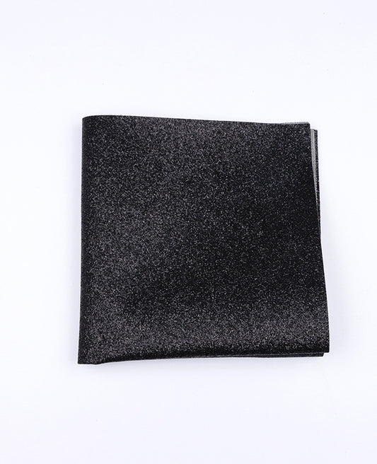 Pochette de Costume à Paillette Noir n°1 en Polyester «Olive»