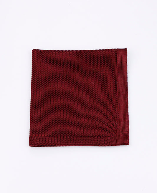 Pochette de Costume Rouge n°1 en Tricot «Léon»