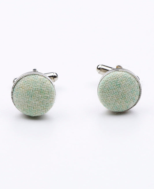 Boutons de Manchette Vert n°4 en Laine | Claude - Unipap's