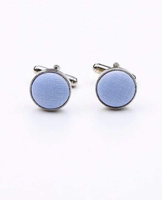 Boutons de Manchette Bleu n°2 en Polyester | Octave - Unipap's