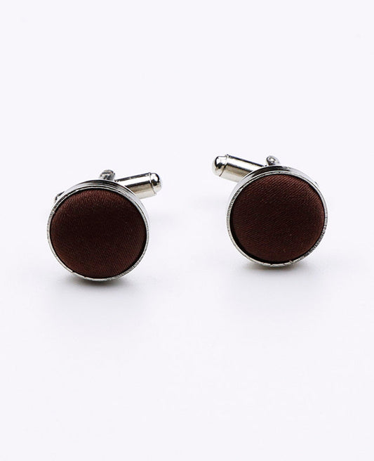 Boutons de Manchette Marron en Polyester | Anatole - Unipap's