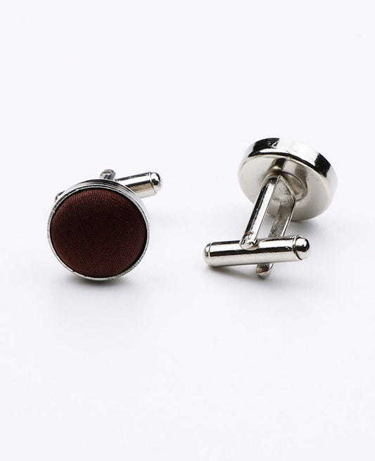 Boutons de Manchette Marron en Polyester | Anatole - Unipap's