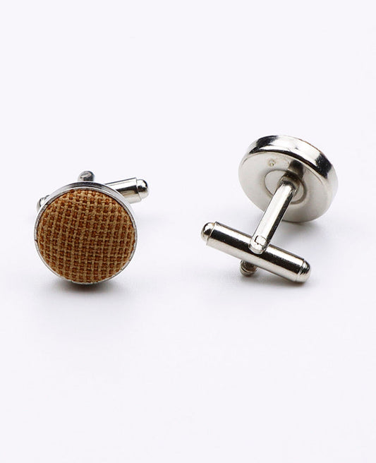 Boutons de Manchette Marron Homme en Coton | Edgard | Unipap's