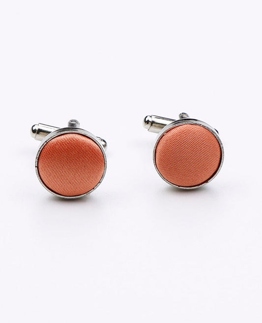 Boutons de Manchette Orange n°1 en Polyester | Anatole - Unipap's