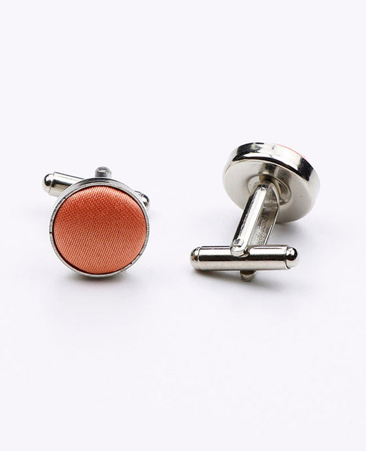 Boutons de Manchette Orange n°1 en Polyester | Anatole - Unipap's