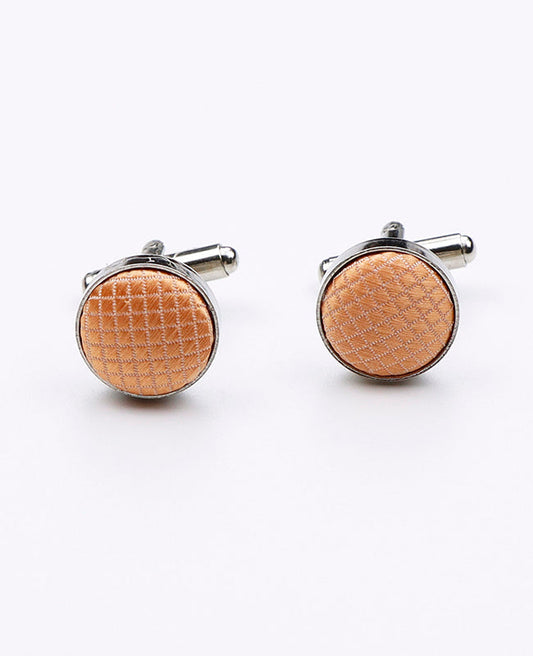 Boutons de Manchette Orange en Polyester | Martin - Unipap's