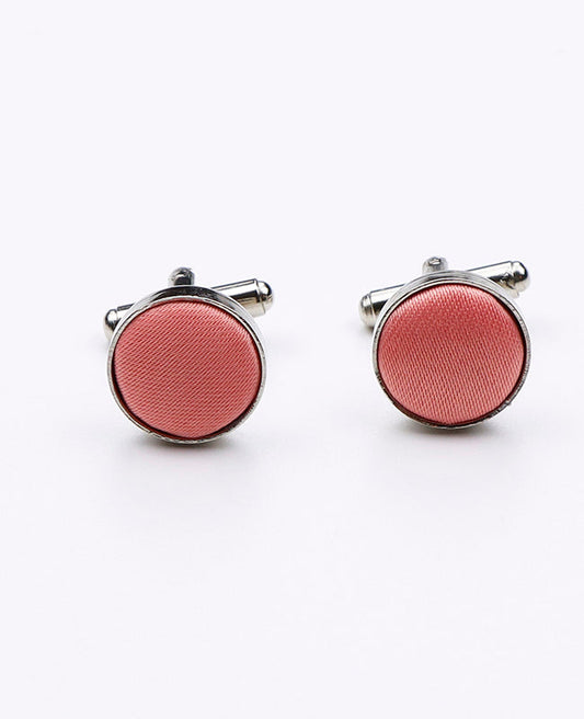 Boutons de Manchette Rose n°3 en Polyester | Anatole - Unipap's