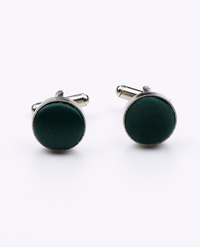 Boutons de Manchette Vert n°4 en Polyester | Anatole - Unipap's