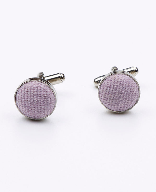 Boutons de Manchette Violet n°1 en Velours | Simon - Unipap's